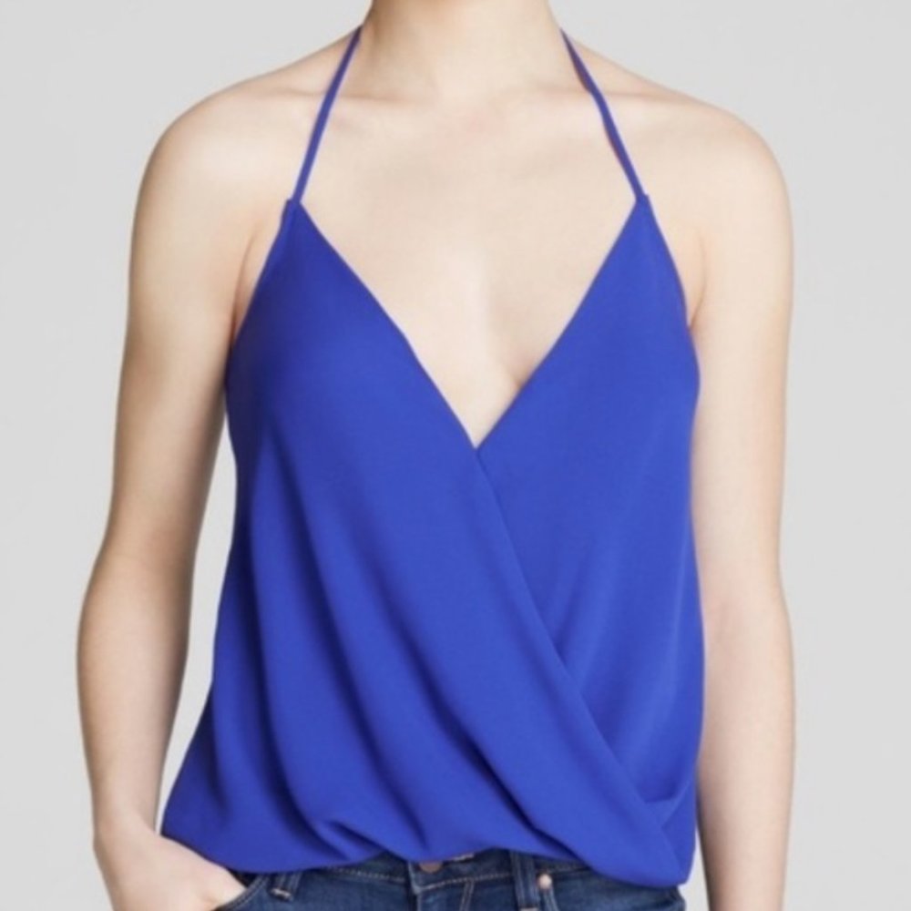 Olivaceous Crossover Halter Top